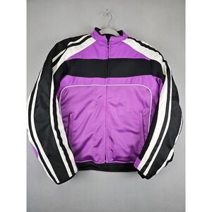 Purple and Black Women's Jacket
